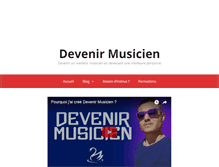 Tablet Screenshot of devenir-musicien.com